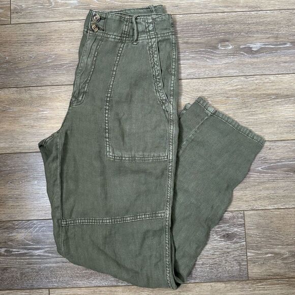 American Eagle Outfitters Pants - American Eagle Outfitters Khaki Cargo Pants Sz 4 SHORT